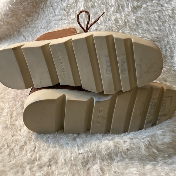 Bernardo Sherpa booties leather fur winter - Picture 14 of 15